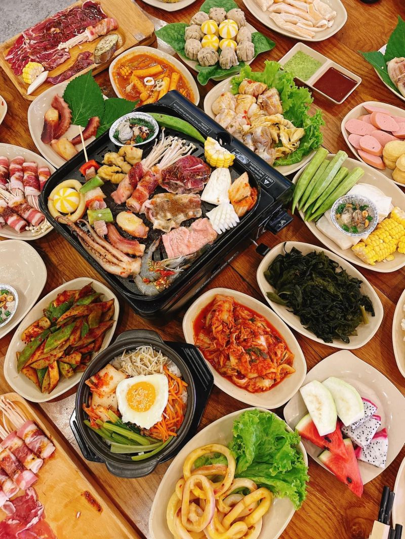 buffet lẩu & nướng nha ngân