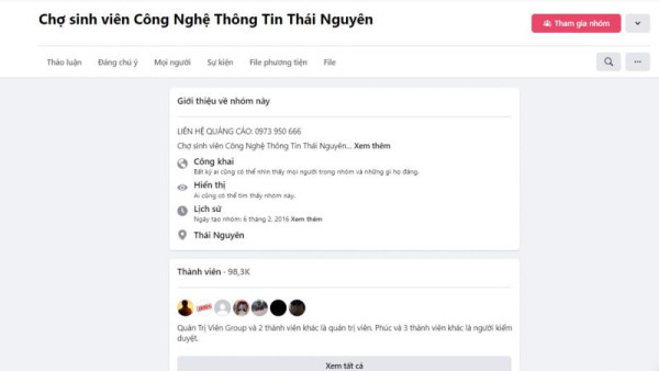 Thai Nguyen tietotekniikan opiskelijamarkkinaryhmä