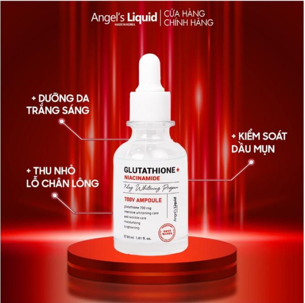 Angel's Liquid Glutathion + 5% Niacinamide Sérum Ampoule Blanchissant 7 Jours