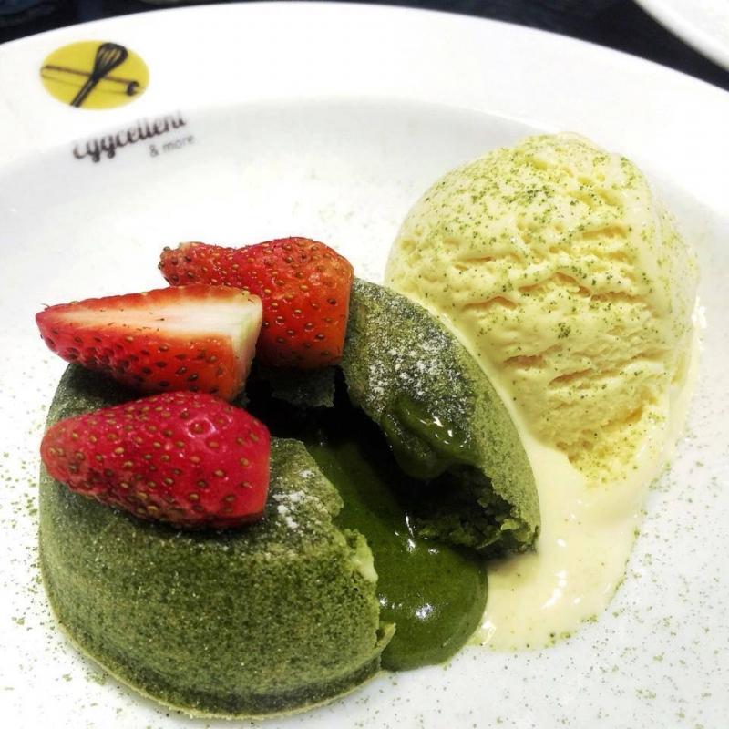 Bánh Matcha Lava