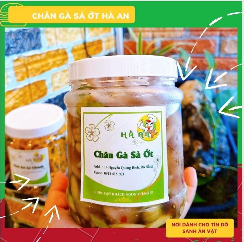 Hà chân gà sả ớt