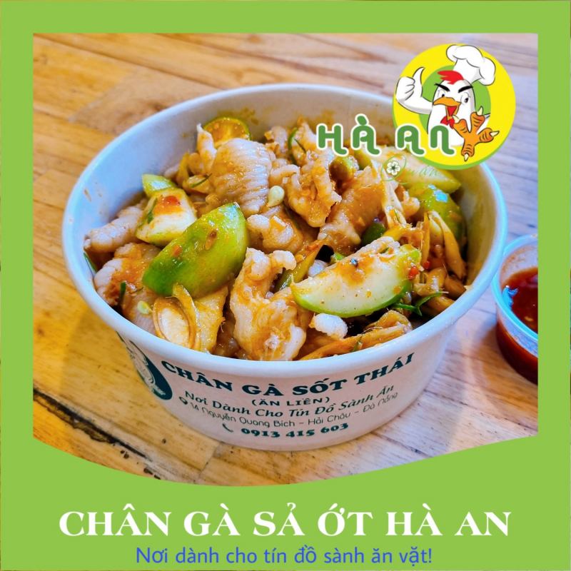 Hà chân gà sả ớt