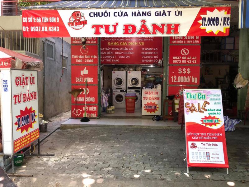 Chuỗi cửa hàng GIẶT VÀ ỦI TỪ DANH