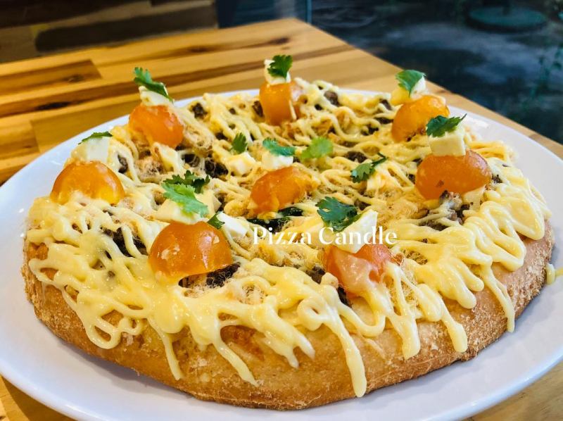 nến pizza