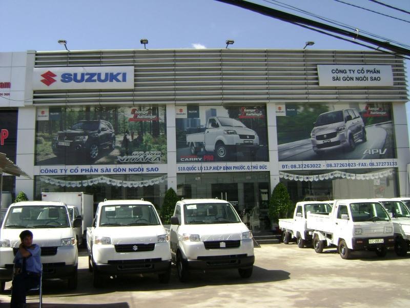 Nhà xưởng rộng rãi và trang thiết bị hiện đại là điểm cộng của Suzuki Sài Gòn Star.